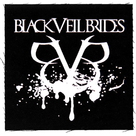 Black Veil Brides Splatter Cloth Patch Front