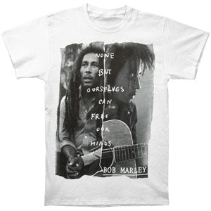 Bob Marley Free Our Minds T-shirt Front