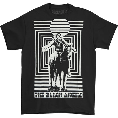 Black Angels Horse Rider Black T-shirt Front