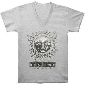 Sublime Long Beach Ca Slim Fit T-shirt Front