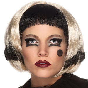 Lady Gaga Lady Gaga Black/ Blonde Wig Costume Accessory