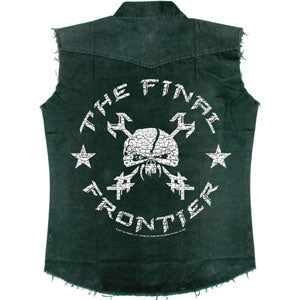 Iron Maiden The Final Frontier Vintage Skull Work Shirt Back