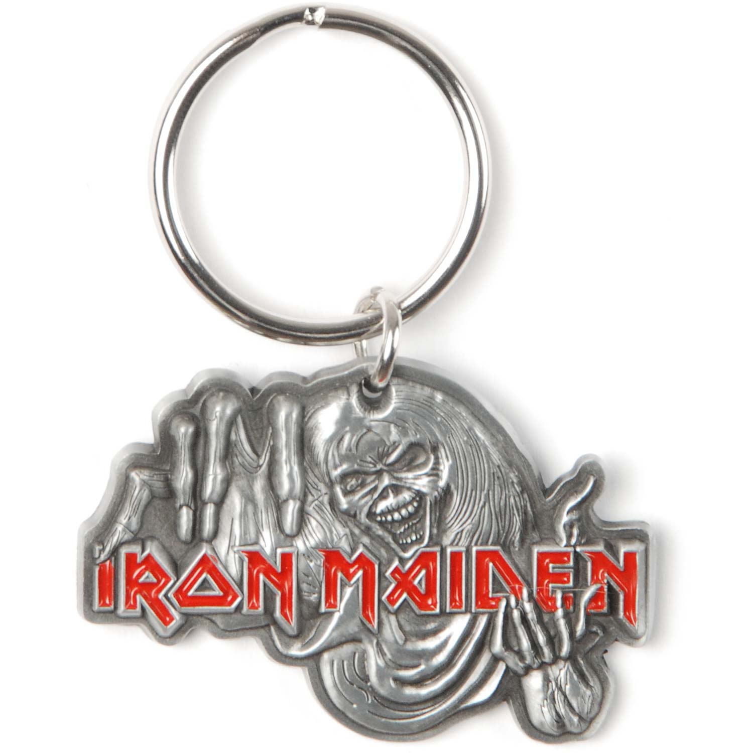 Iron Maiden The Number Of The Beast Metal Key Chain