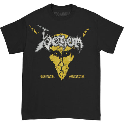 Venom Black Metal (Metallic Ink) T-shirt Front
