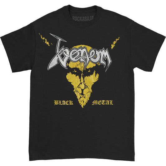 Venom Black Metal (Metallic Ink) T-shirt Front