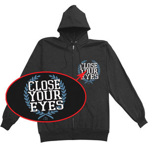 Close Your Eyes Empty Hands And Heavy Hearts Zippered Hooded Sweatshirt Front