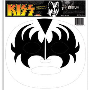 KISS Demon Temporary Face Makeup Costume Accessory