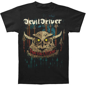 Devil Driver Jumbo Owl Pray For Villains T-shirt