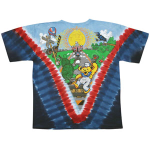 Grateful Dead Moto Sam Tie Dye T-shirt Back