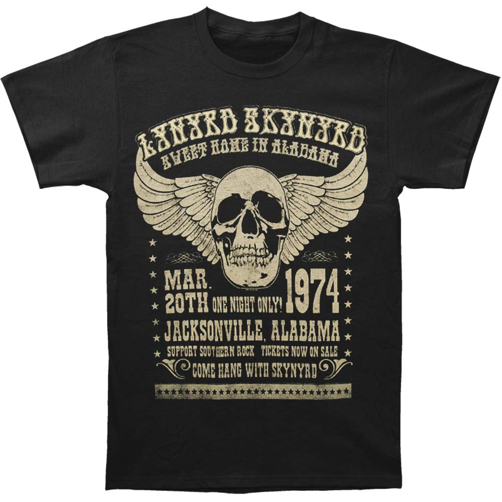 Lynyrd Skynyrd Alabama 74 T T-shirt Front