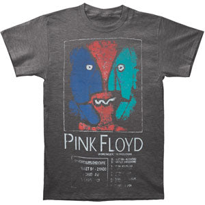 Pink Floyd Colored Heads Slim Fit T-shirt