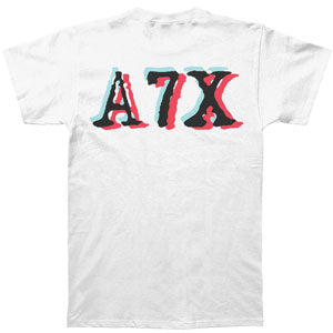 Avenged Sevenfold In 3D Logo T-shirt Back