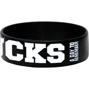 A Day To Remember 2nd Sucks Rubber Bracelet Back