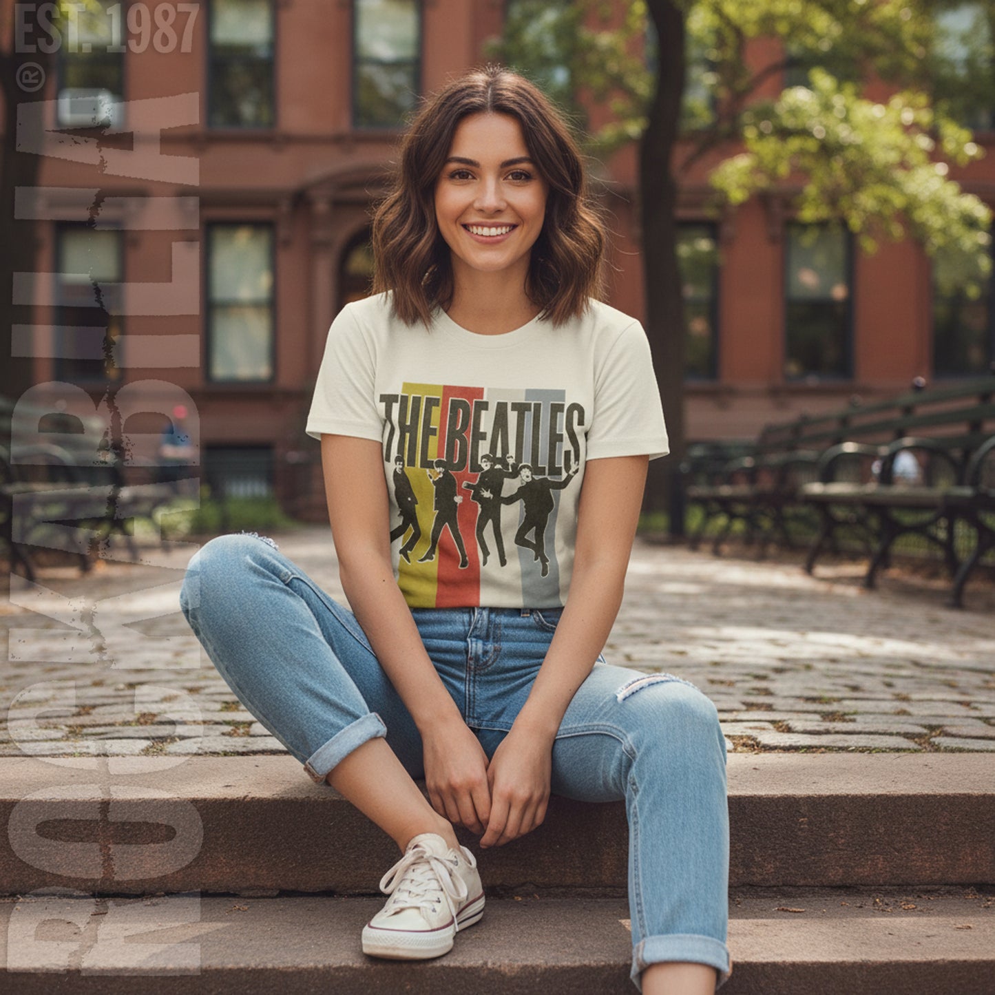 Stripes Standing Group Junior Top