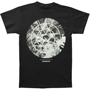 Ceremony Circle Horror Black T-shirt
