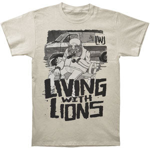 Living With Lions Watcher Slim Fit T-shirt Front
