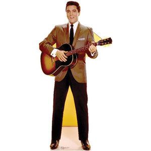 Elvis Presley Elvis Sportscoat Guitar Talking Cardboard Stand Up Standup Front