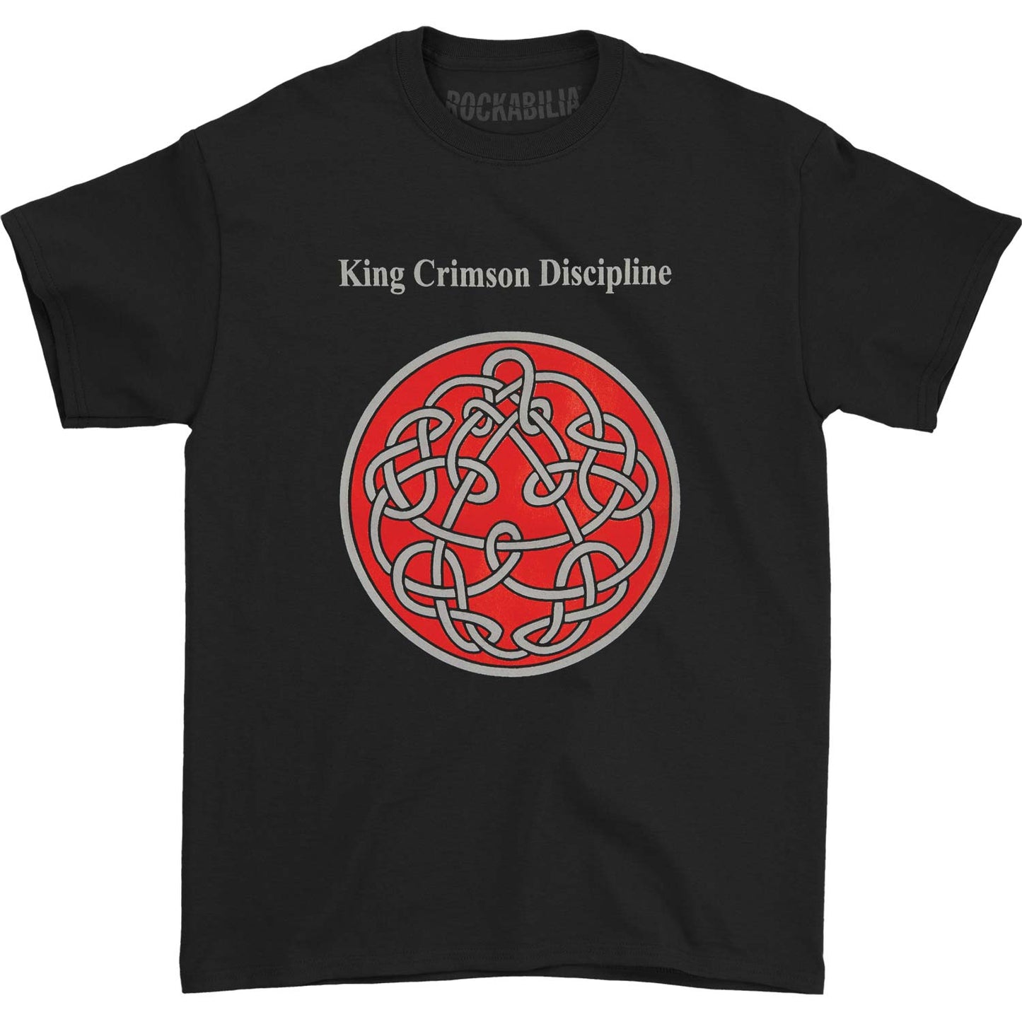 King Crimson Discipline (Black) T-shirt Front