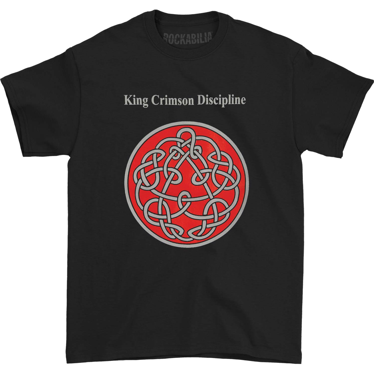 King Crimson Discipline (Black) T-shirt Front