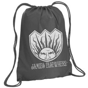 Jamies Elsewhere Logo Drawstring Backpack Front
