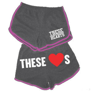 These Hearts These Booty Shorts Booty Shorts Front