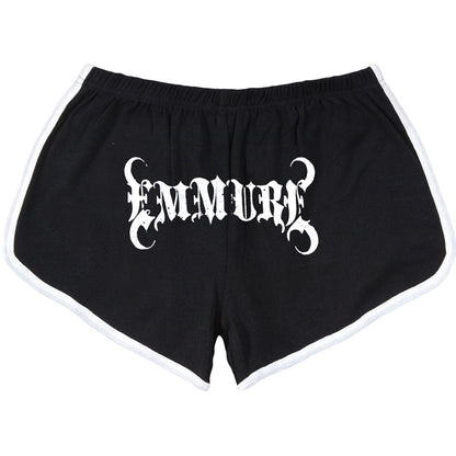 Emmure Logo Booty Shorts Back