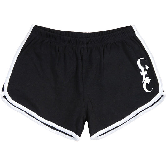 Emmure Logo Booty Shorts Front