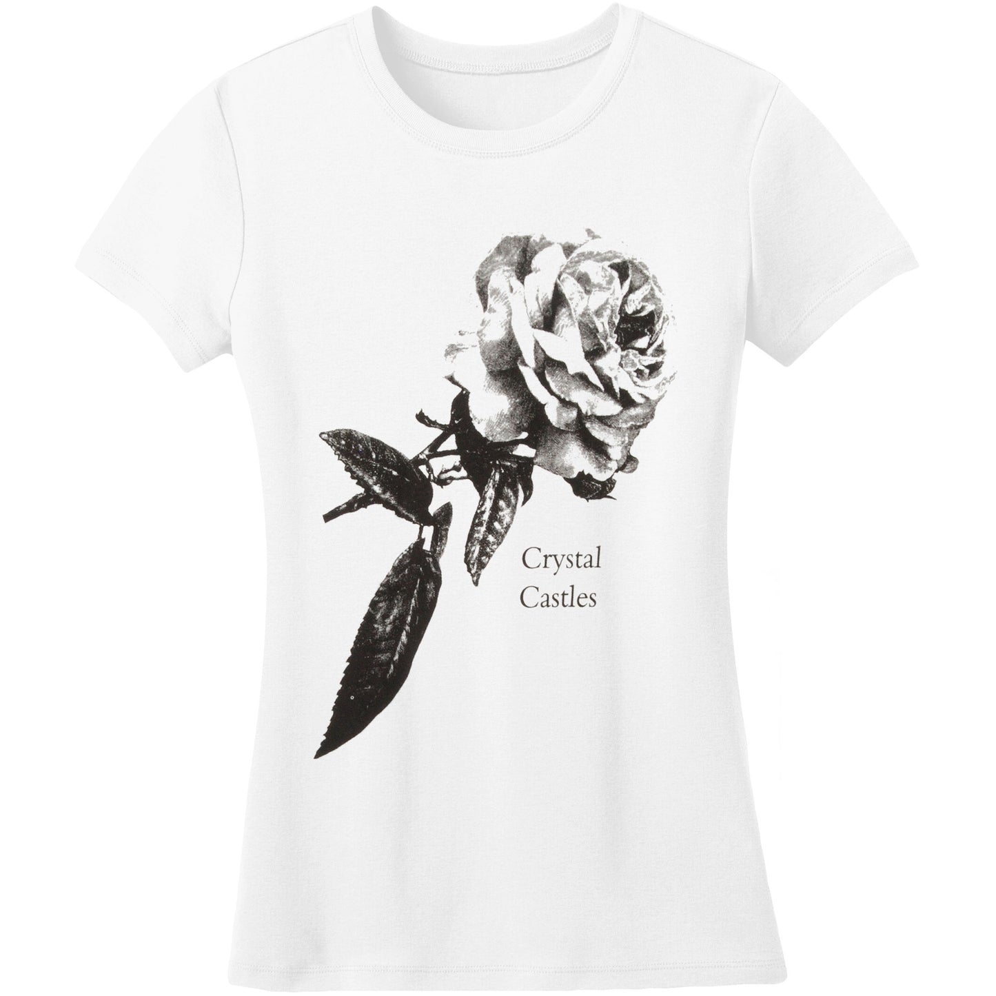 Crystal Castles Girl's Rose Junior Top Front