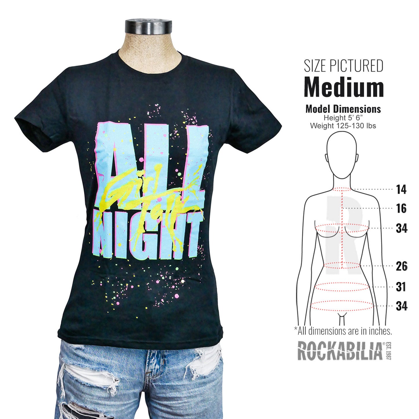 Girl's All Night Junior Top