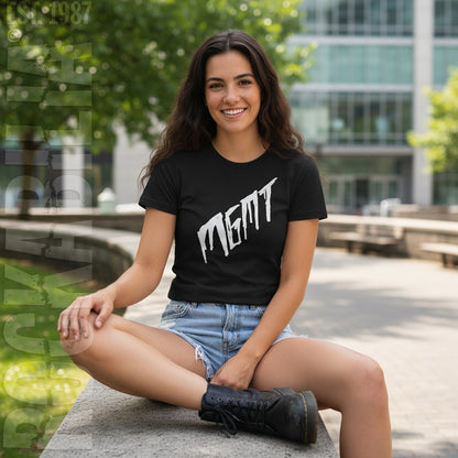 Girl's Scratch on Black Junior Top