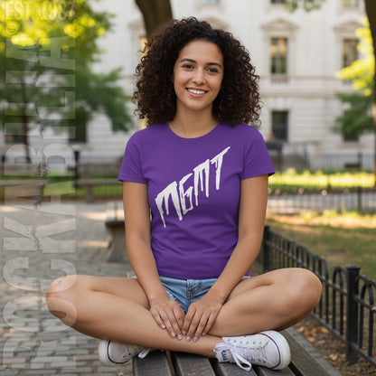 Scratch On Purple Soft Junior Top