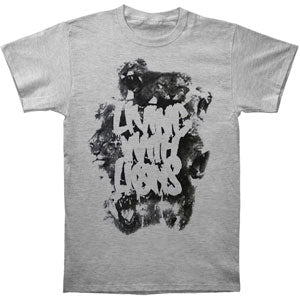 Living With Lions Lion Head Slim Fit T-shirt Front