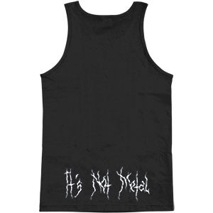 I Set My Friends On Fire Black Metal Mens Tank Back
