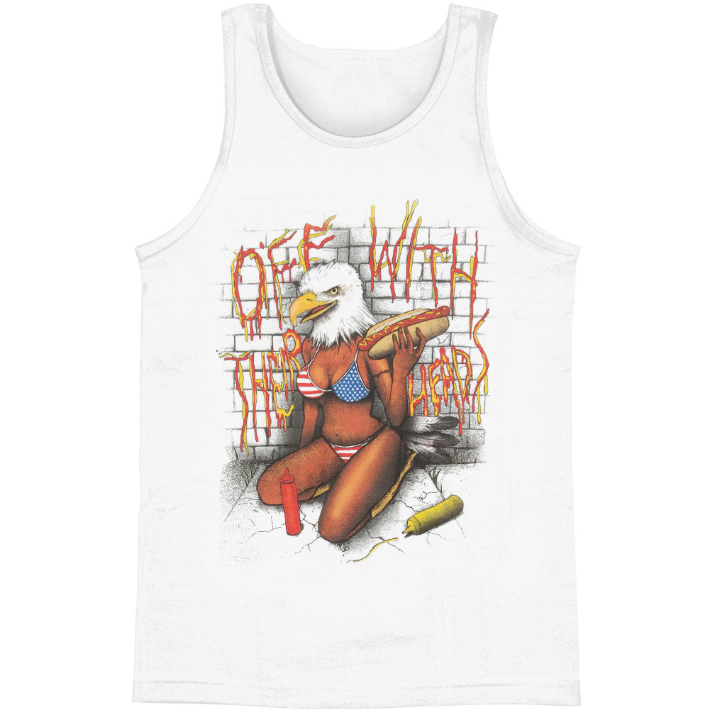 Off With Their Heads Eagle Bikini Mens Tank Front