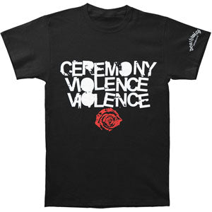 Ceremony Violence Violence Black T-shirt