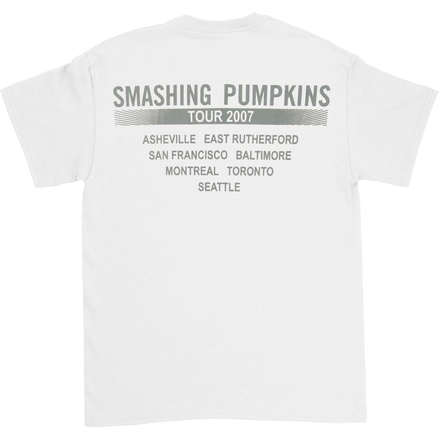 Smashing Pumpkins Liberty Shine 2007 Tour T-shirt Back