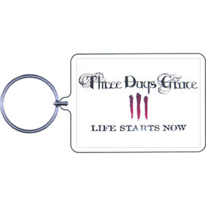 Life Starts Now Plastic Key Chain