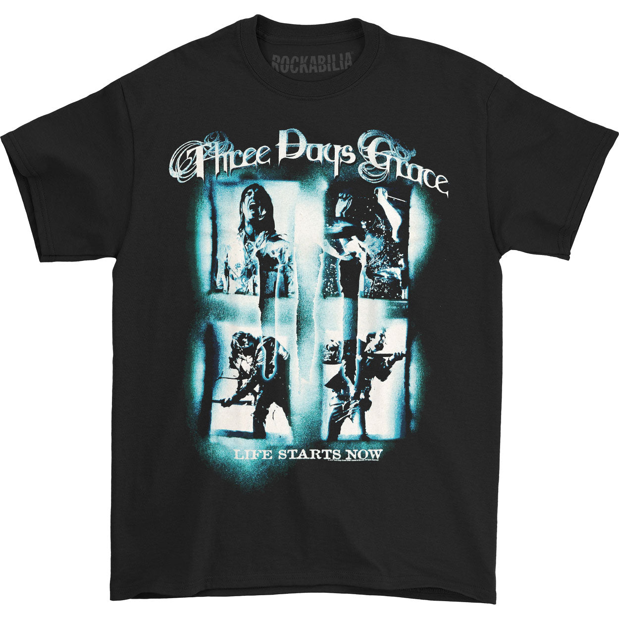 Three Days Grace Life Starts Now 2010 Tour T-shirt