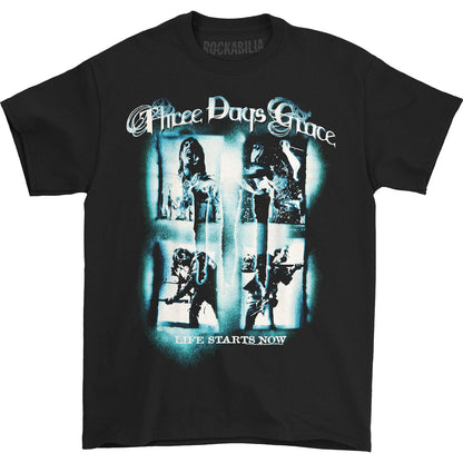 Three Days Grace Life Starts Now 2010 Tour T-shirt
