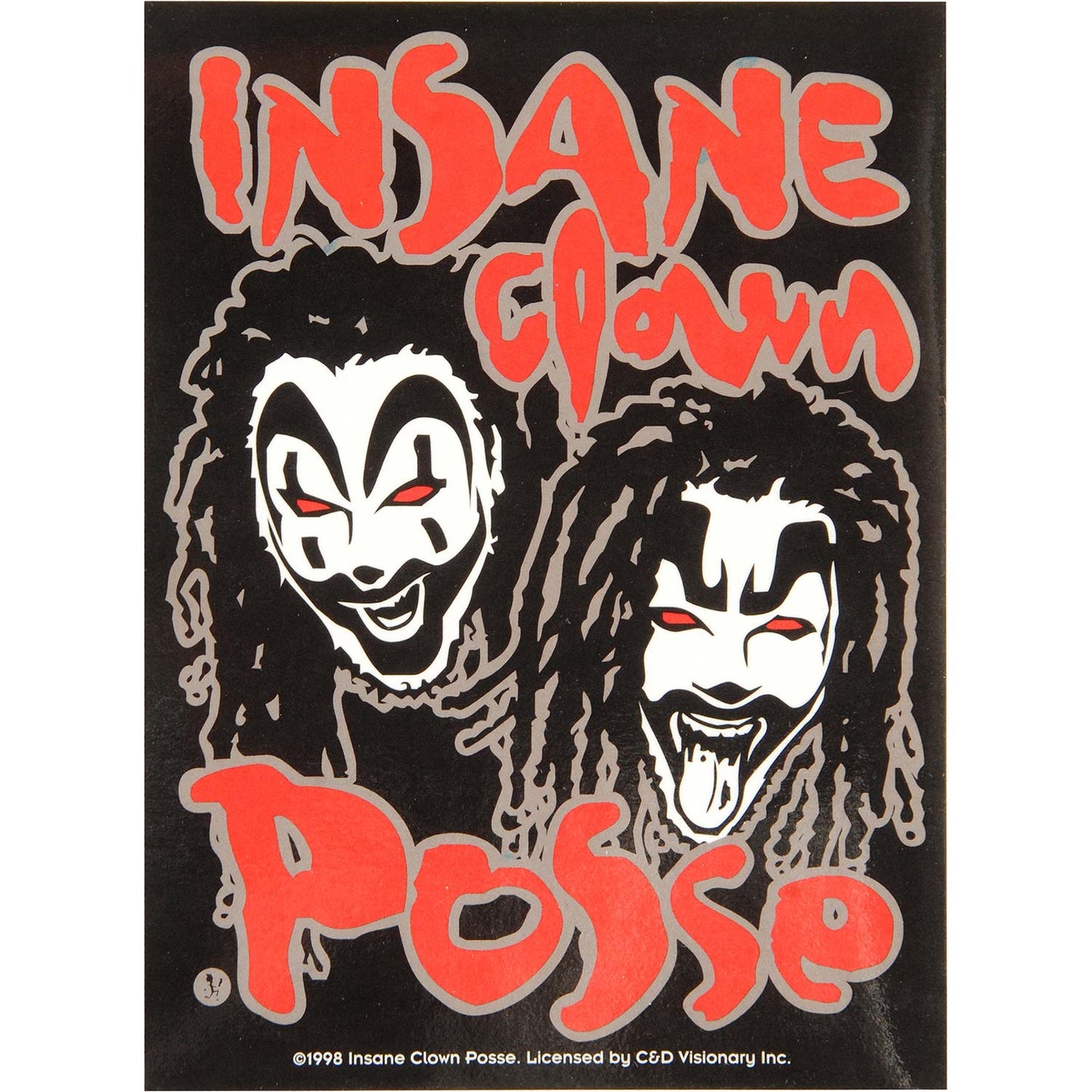 Insane Clown Posse Logo Sticker Front