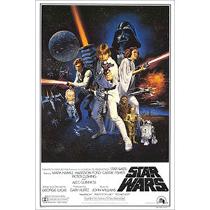 Star Wars IV Domestic Poster Front