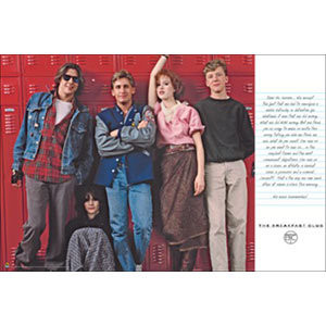 Breakfast Club Lockers Domestic Poster