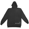 Overlay Zippered Hooded Sweatshirt