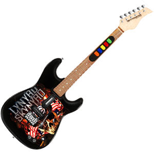 Lynyrd Skynyrd Flag And Skull Guitar Controller Front
