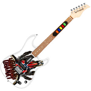 Lynyrd Skynyrd Skull And Feathers Guitar Controller Front