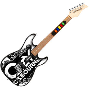 Ozzy Osbourne Black And White Guitar Controller Front