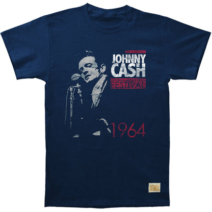 Johnny Cash Newport 1964 Vintage T-shirt Front