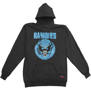 Ramones Blue Seal Hooded Sweatshirt Front
