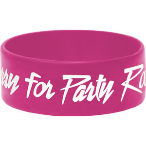 Sorry For Party Rocking Rubber Bracelet