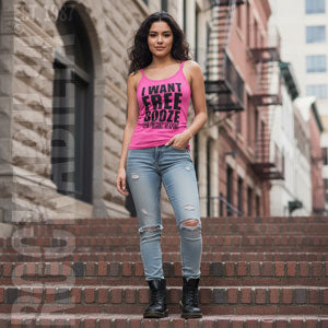 Free Booze Womens Tank